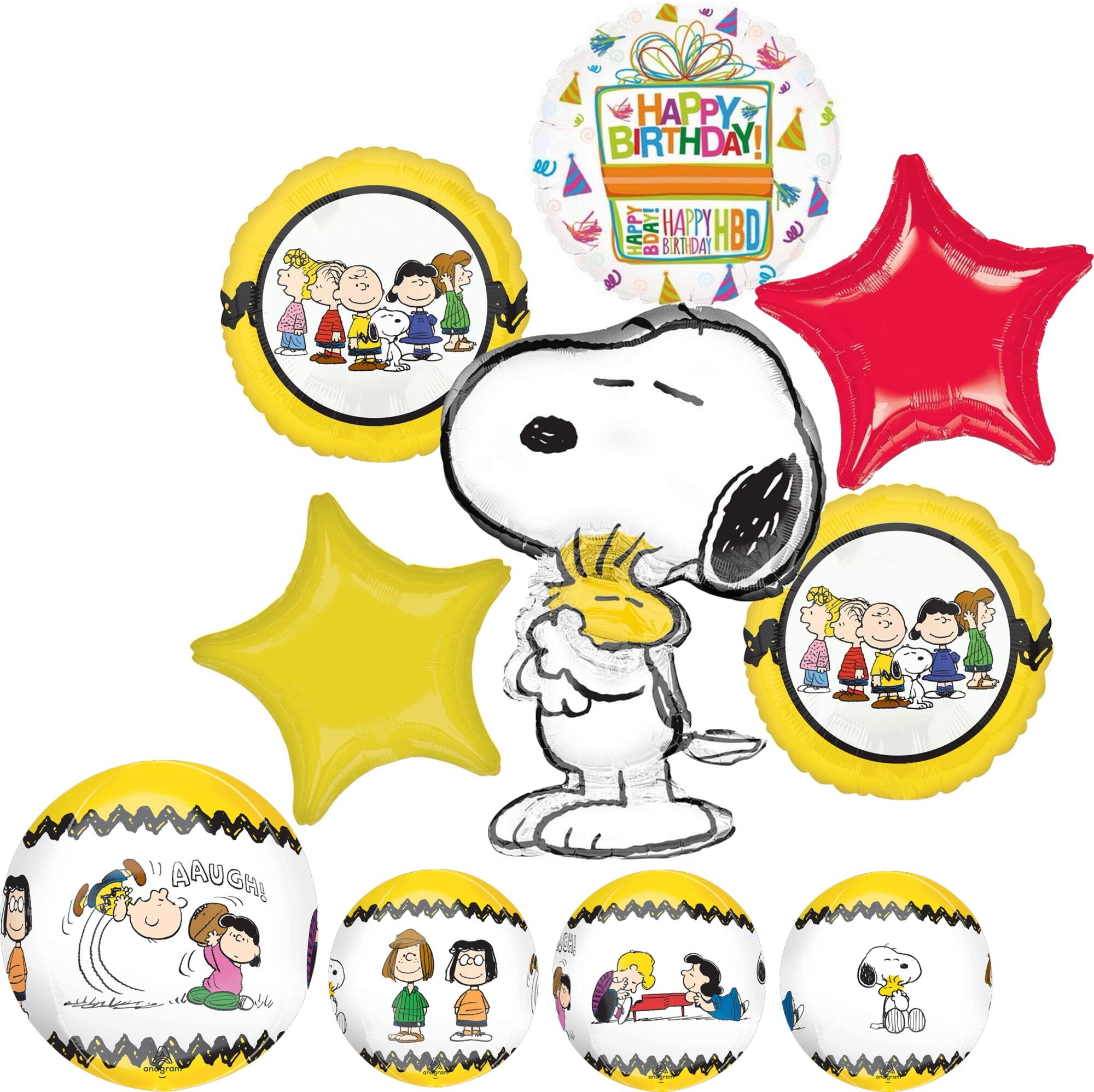 Peanuts® Foil Balloon Birthday Bouquet